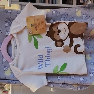 NWT Organic Cotton Infant Lap-Shoulder Tee (6-12 months)